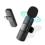 میکروفن یقه ای دو میکروفنه بیسیم WIRELESS MICROPHONE K9