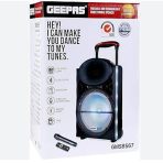 اسپیکر چمدانی قابل حمل GEEPAS GMS8567 SPEAKER