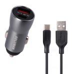 فندکی کلومن با کابل تایپسی CAR CHARGER KOLUMAN KCC07