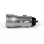 فندکی کلومن با کابل تایپسی CAR CHARGER KOLUMAN KCC08