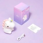 چراغ خواب سیلیکونی طرح یونیکورن Unicorn Night Light