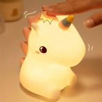 چراغ خواب سیلیکونی طرح یونیکورن Unicorn Night Light