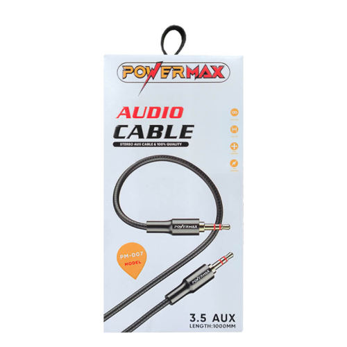 کابل AUX پاورمکس AUX CABLE POWERMAX PM007